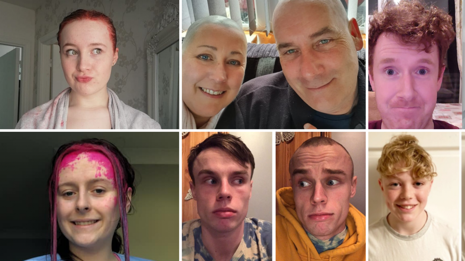 Shave or Dye fundraising from home