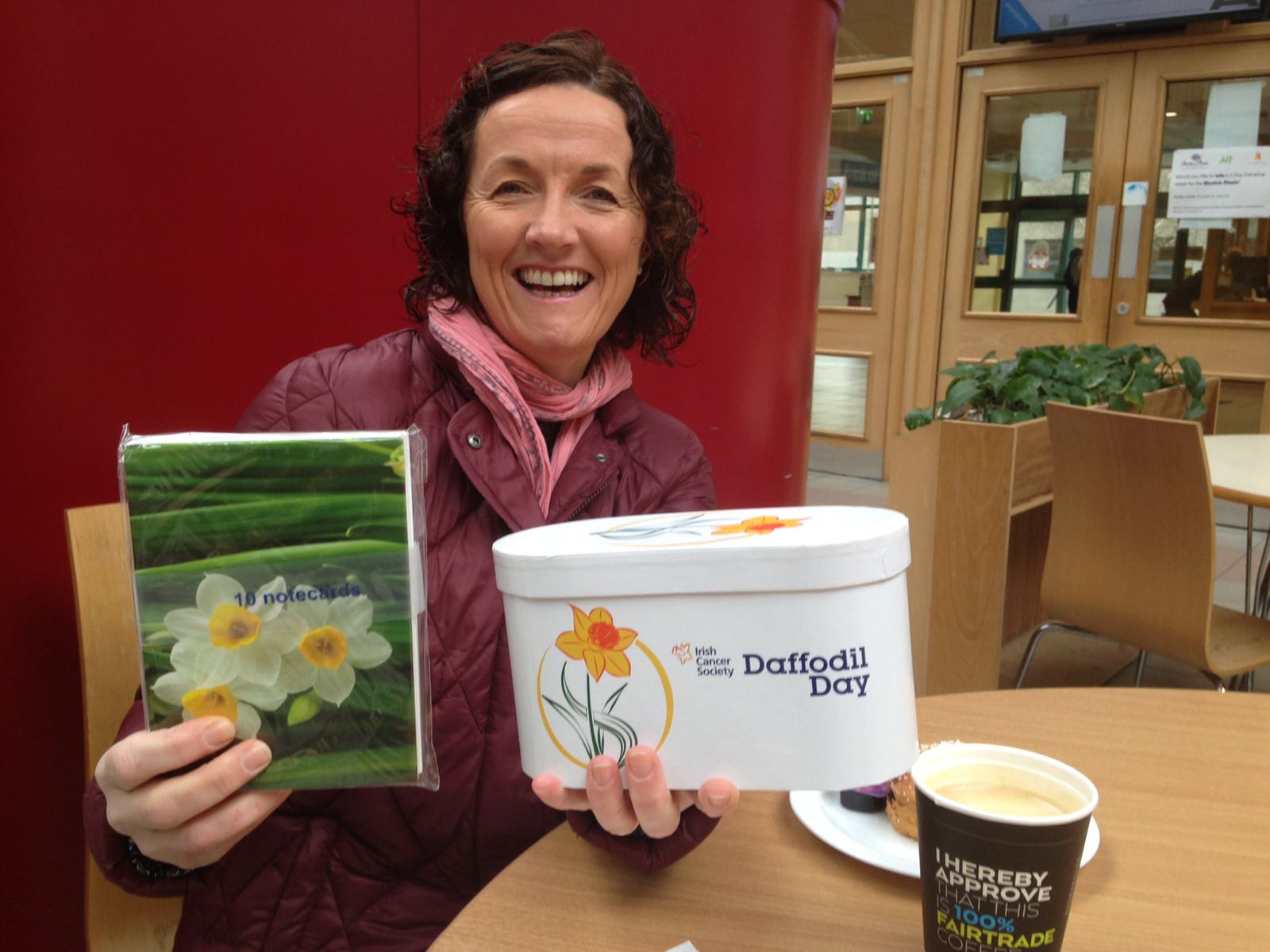 Daffodil Day coffee morning at AIT