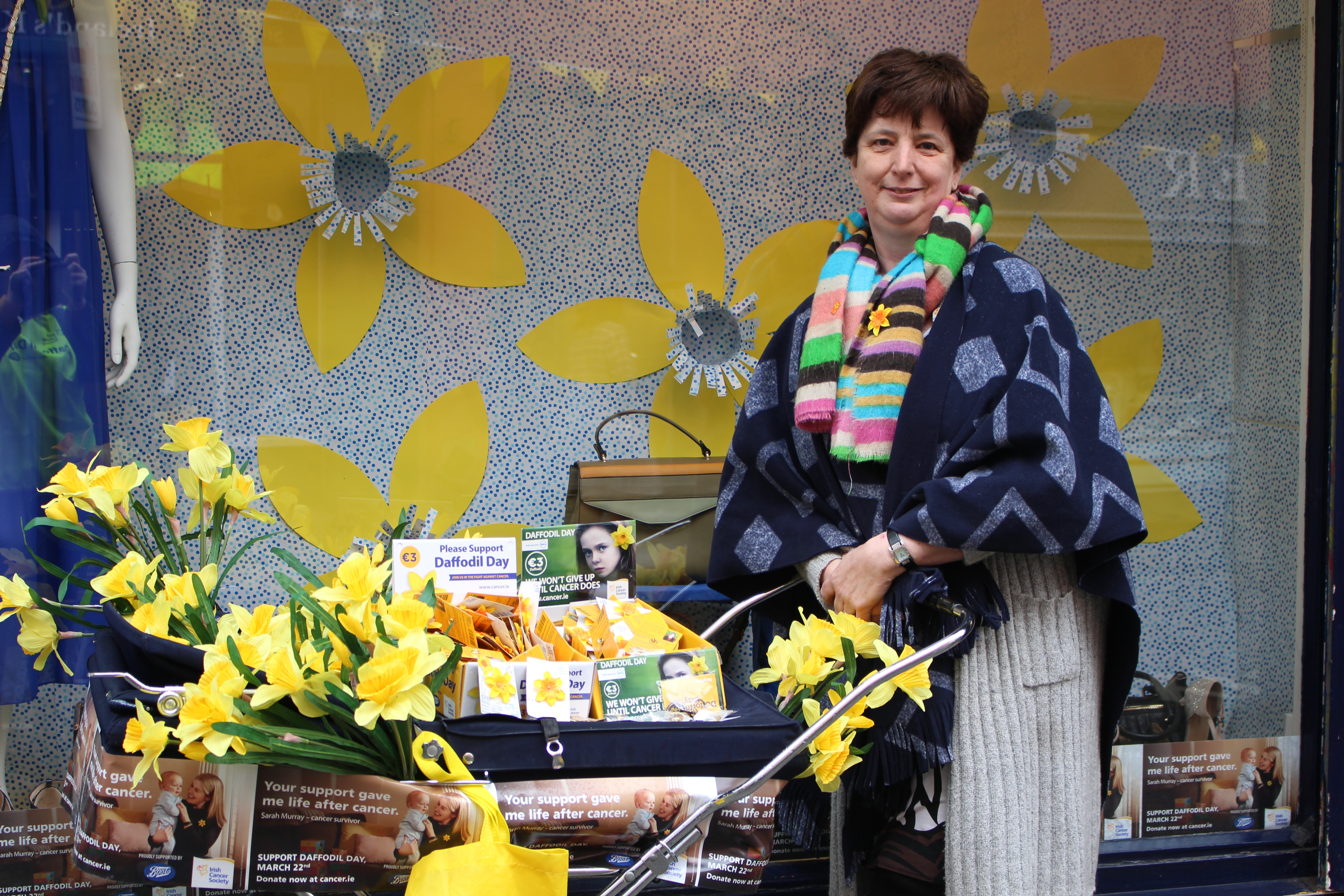 Daffodil Day volunteer in Drogheda