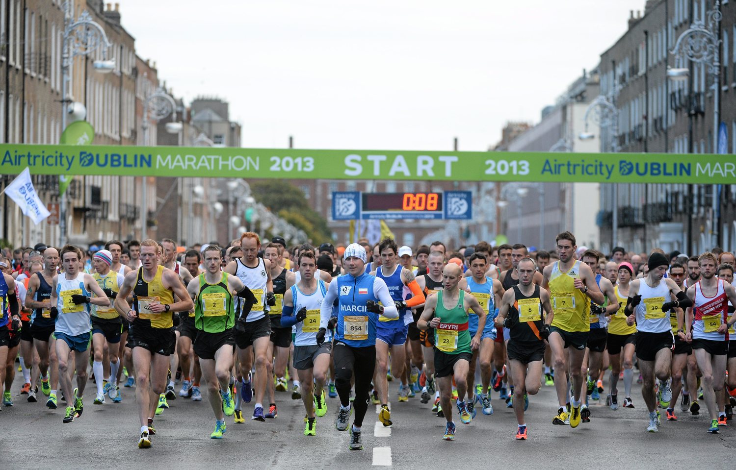 Dublin Marathon runners