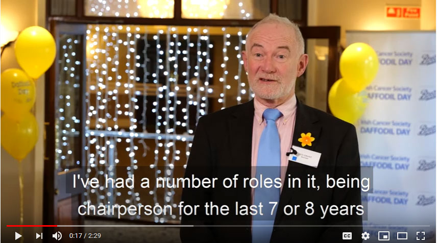 Daffodil Day volunteer Des Daunt, Waterford