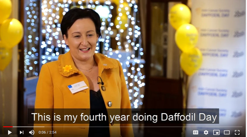 Lorraine: Daffodil Day volunteer, Dublin