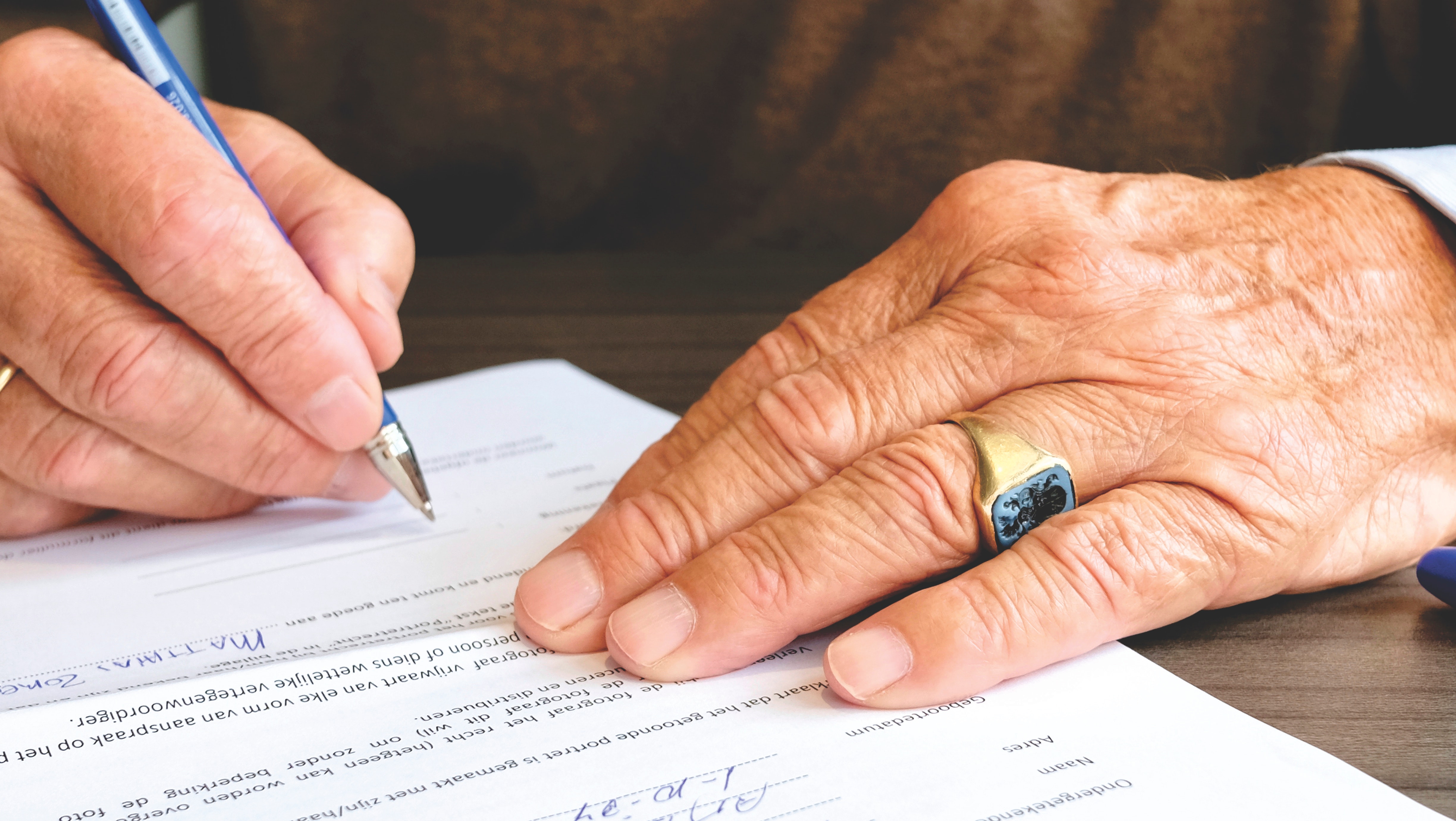 Filling in forms