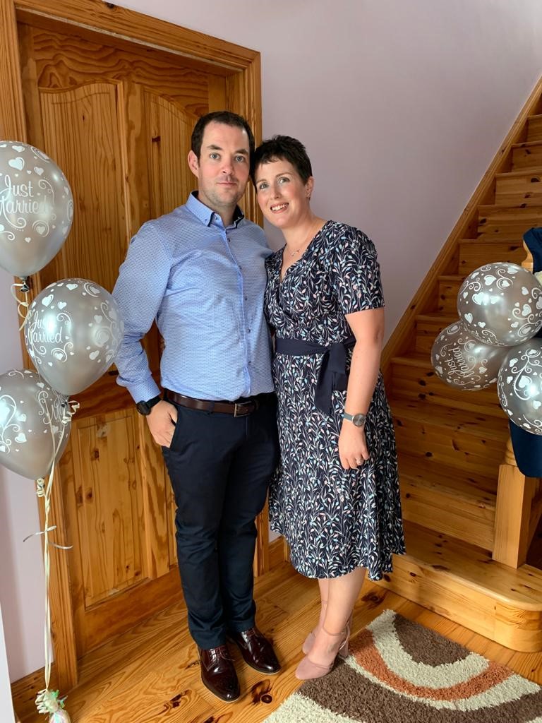 Aisling Reilly with husband