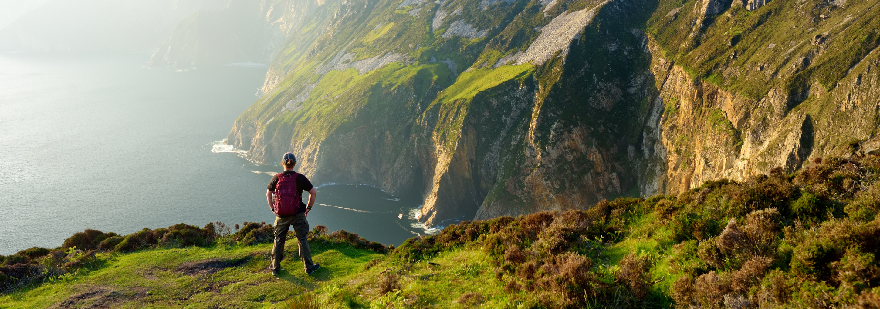 Trek the Distance - man hiking in Ireland