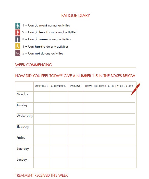 Fatigue diary 