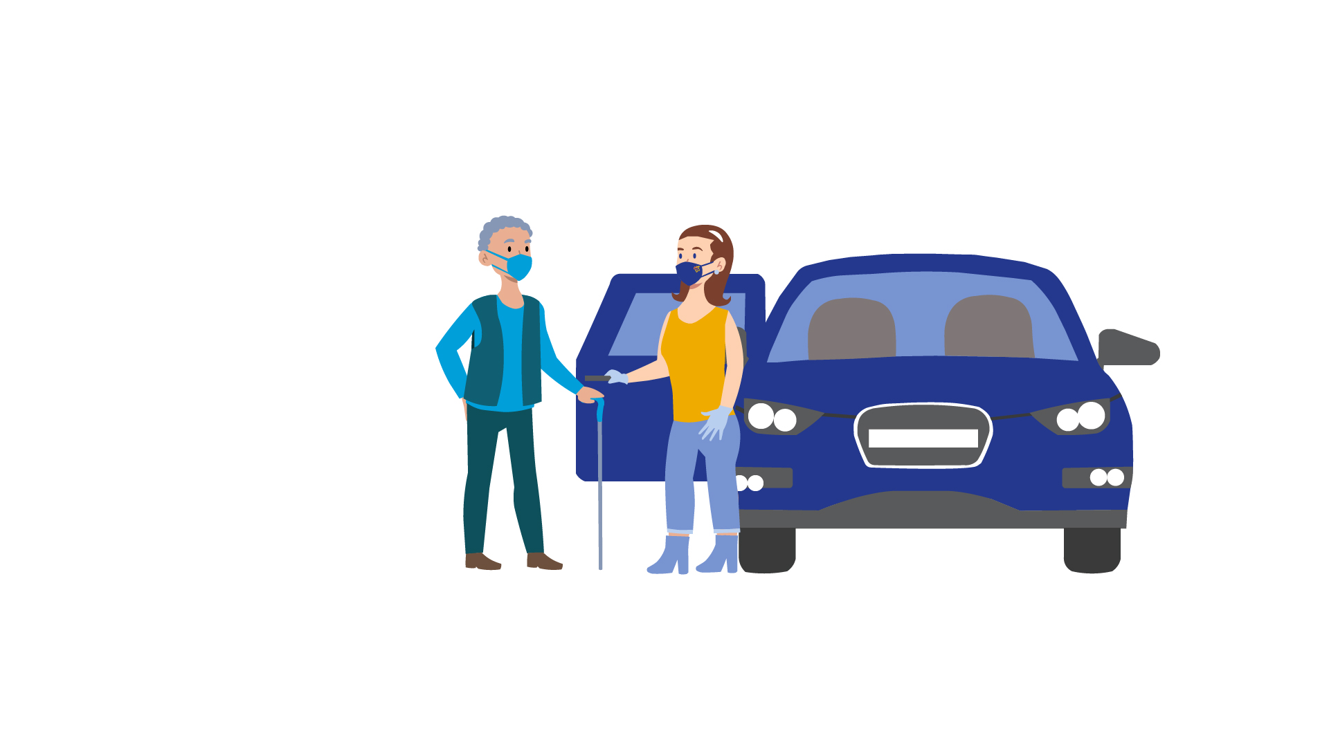 volunteer driver illustration