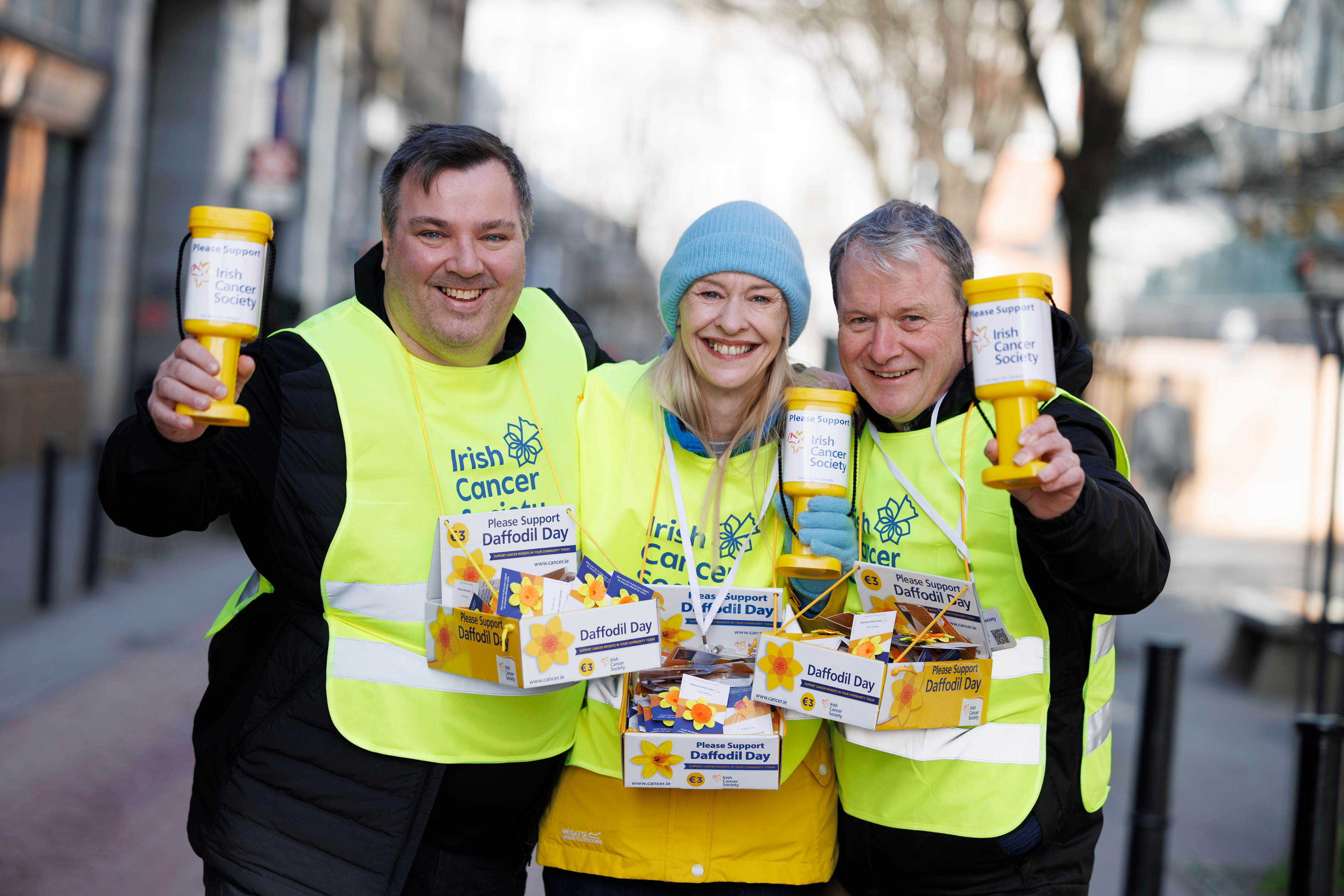 Volunteers on Daffodil Day