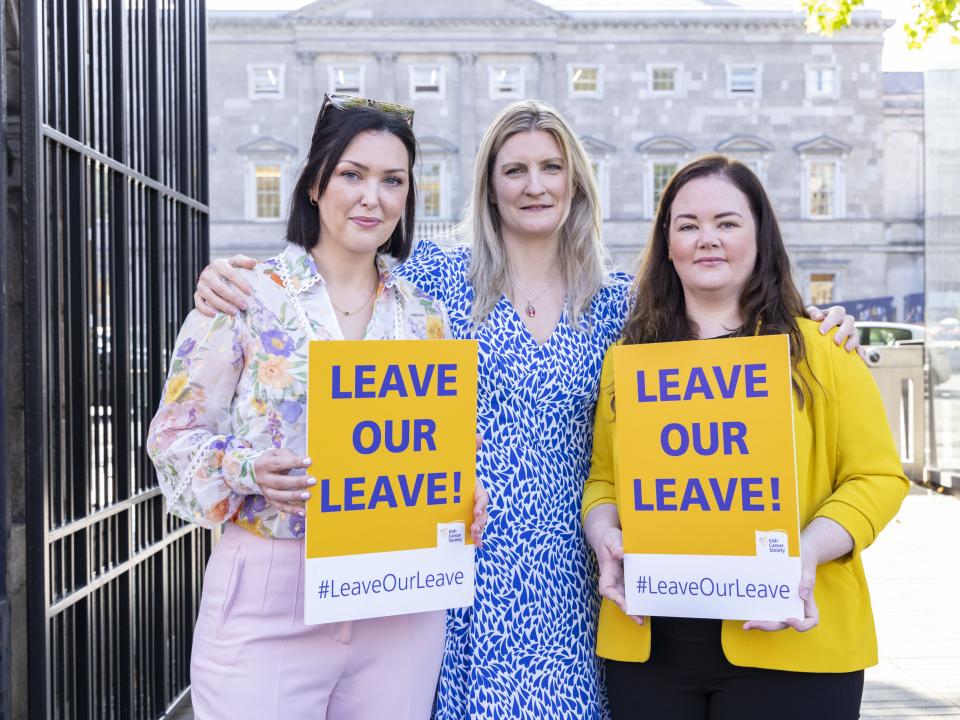 Advocacy Champions and CEO outside Leinster House