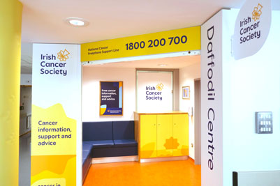 Irish Cancer Society Daffodil Centre in a hospital 