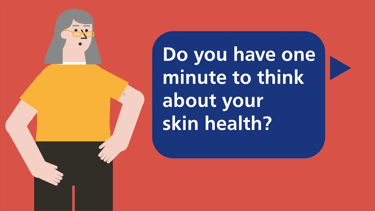 Take 1 minute to think about your skin health