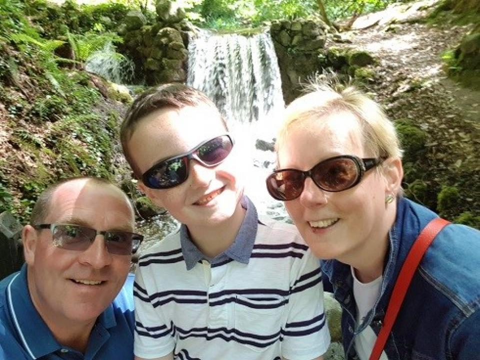 Audrey Joyce and family