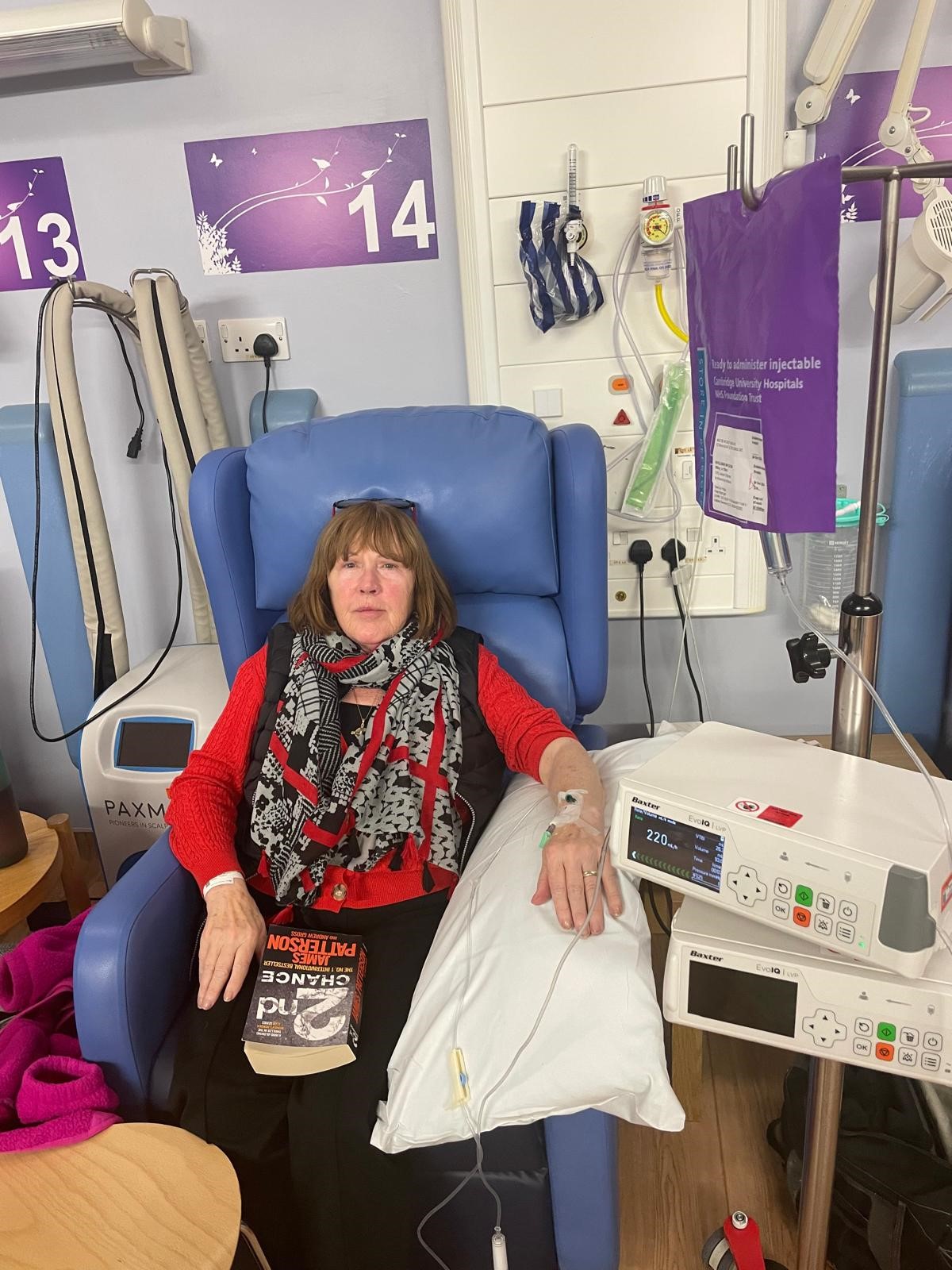 kay in hospital