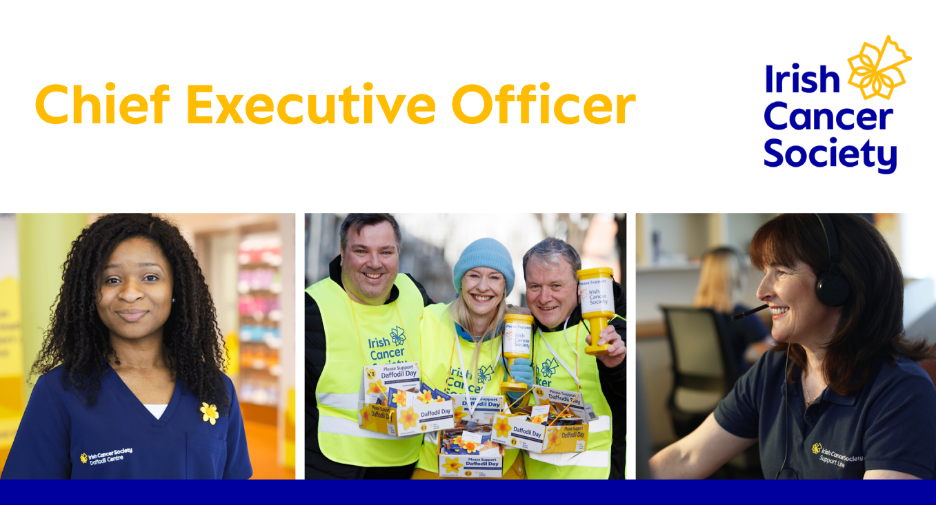 CEO - Irish Cancer Society job advertisement