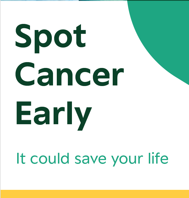Spot cancer early leaflet