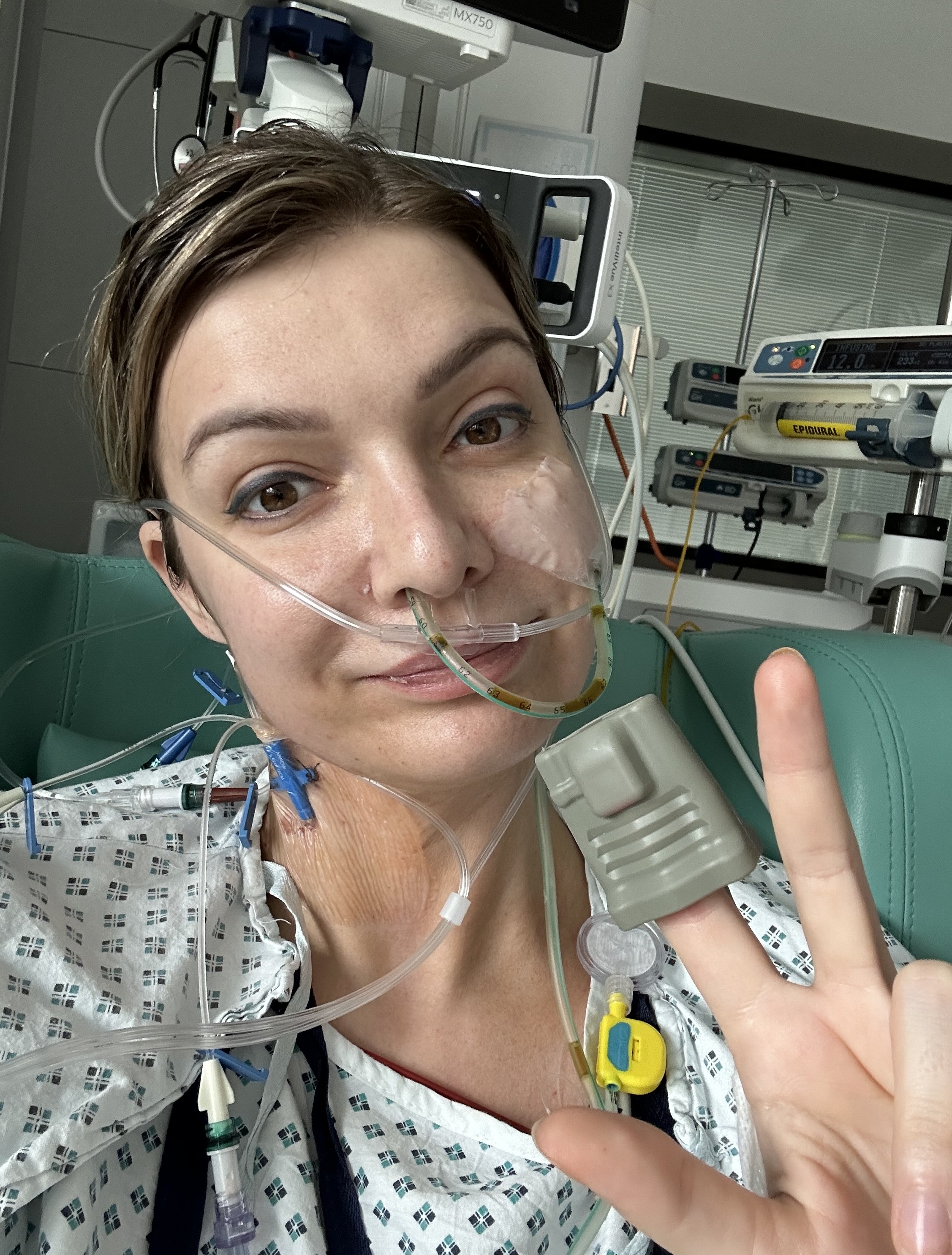 Martyna Treacy in treatment