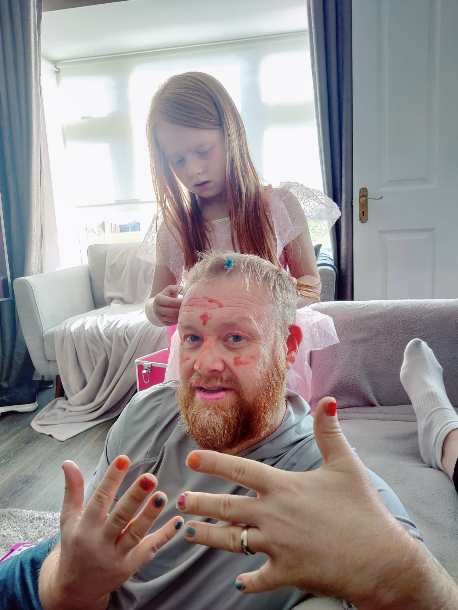 Robert Flanagan makeover by daughter Sadhbh