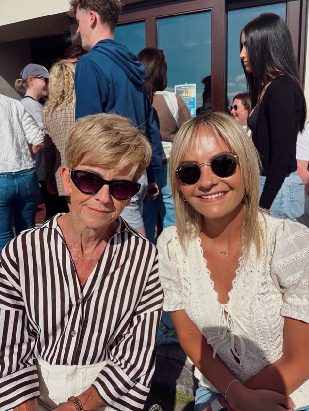 Claire Fagan and her Mam