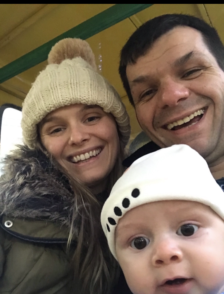 Sinead, husban Allen and son