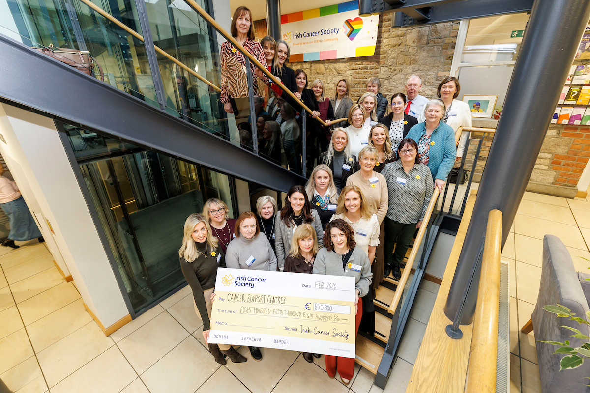 ICS Cancer Support Centre 2026 Cheque presentation