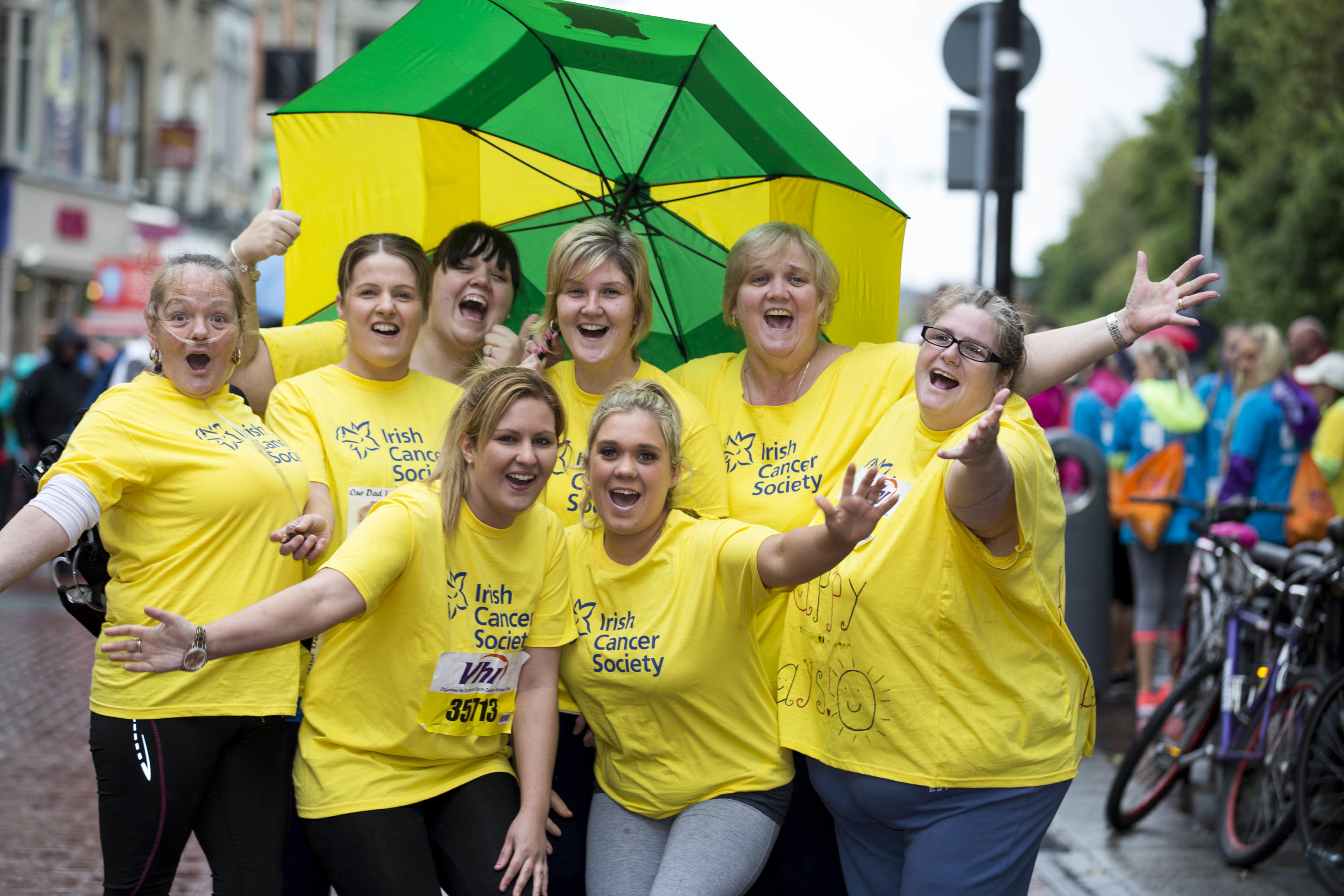 Women having fun at the 2015 Vhi Dublin Women's Mini Marathon