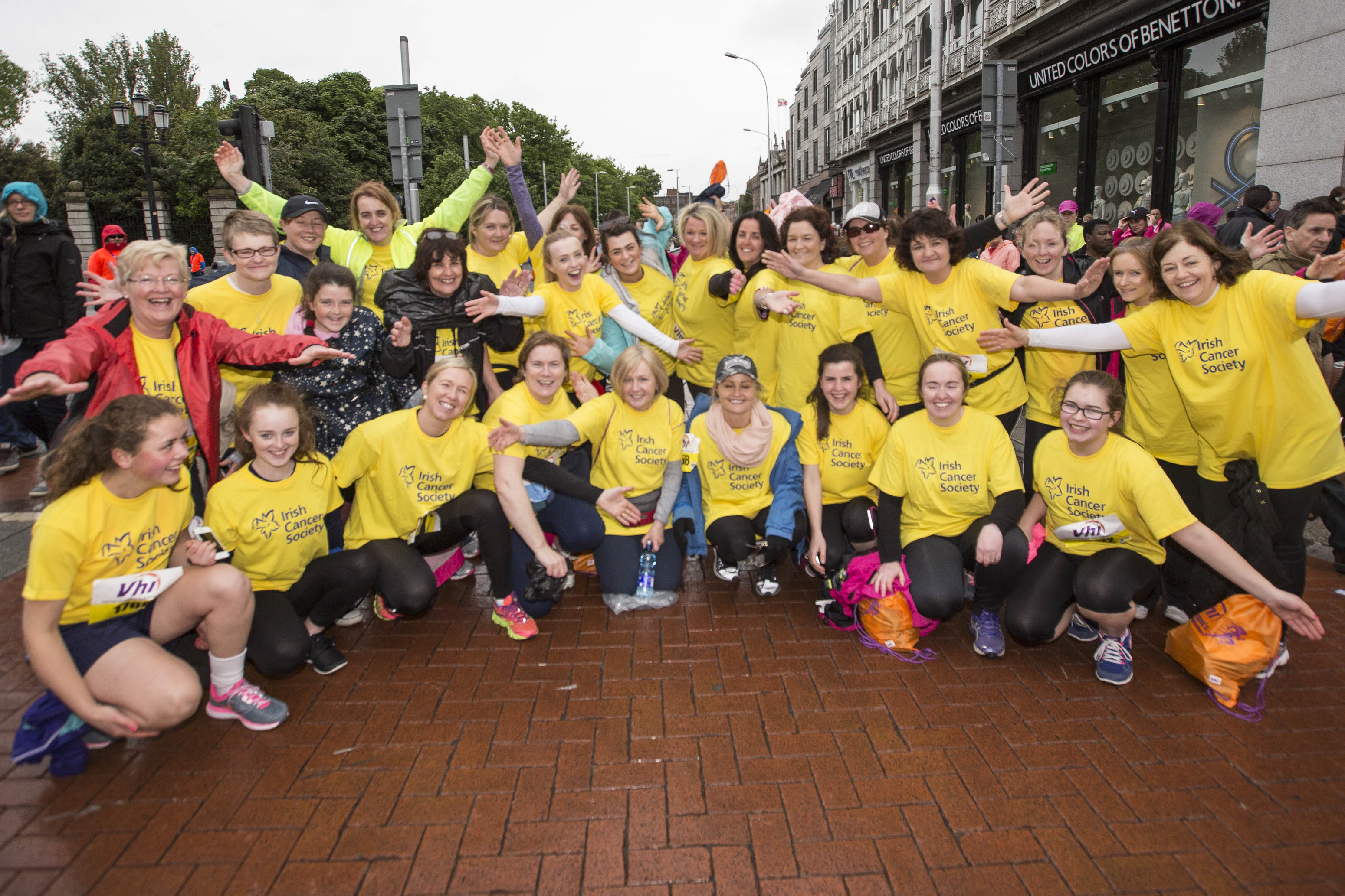 Team Irish Cancer Society took on 10KM for vital cancer services and research at VHI Mini Marathon 