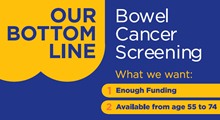 Irish Cancer Society launches "Our Bottom Line" Bowel Cancer Screening Advocacy Campaign 