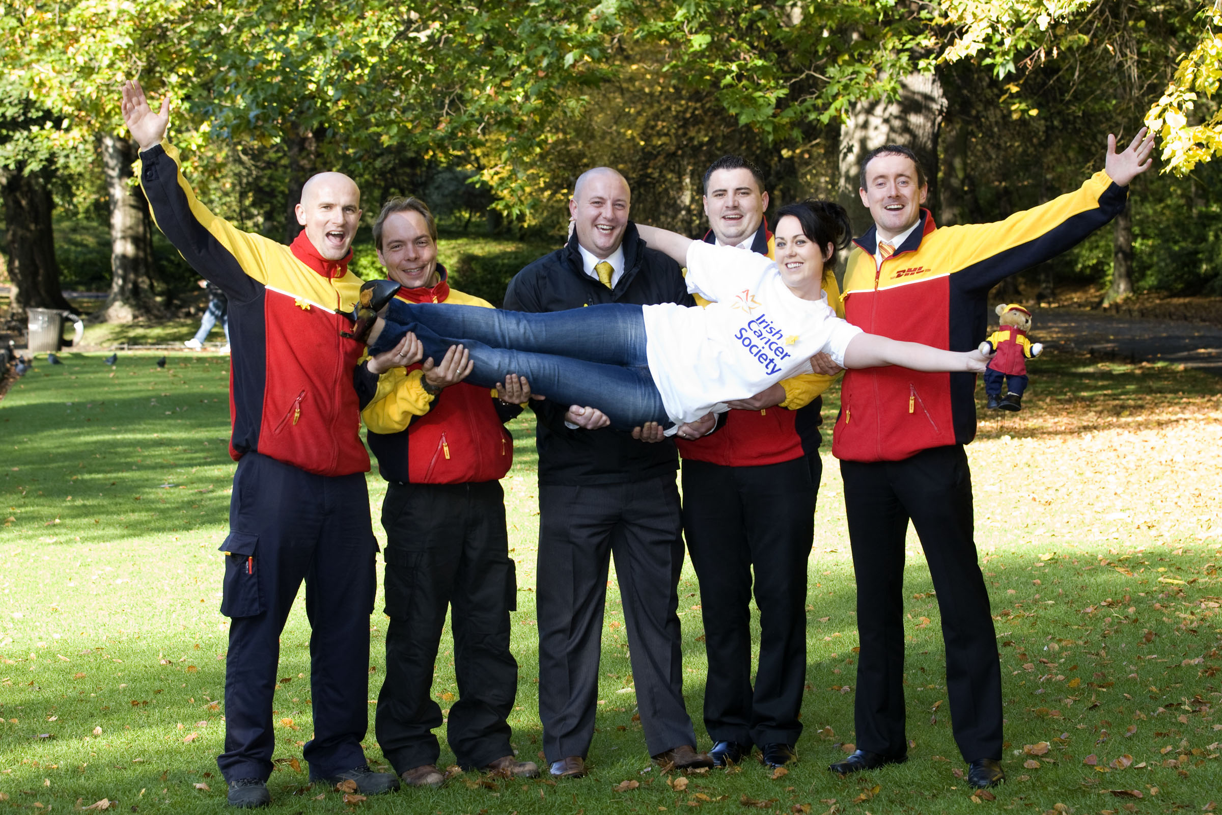 DHL Express gives the Irish Cancer Society a lift
