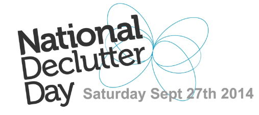 National Declutter Day Saturday 27th September 2014