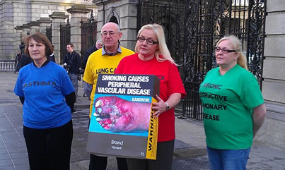 Sufferers of heart attack, cancer and chronic respiratory disease urge speedy passing of plain pack law