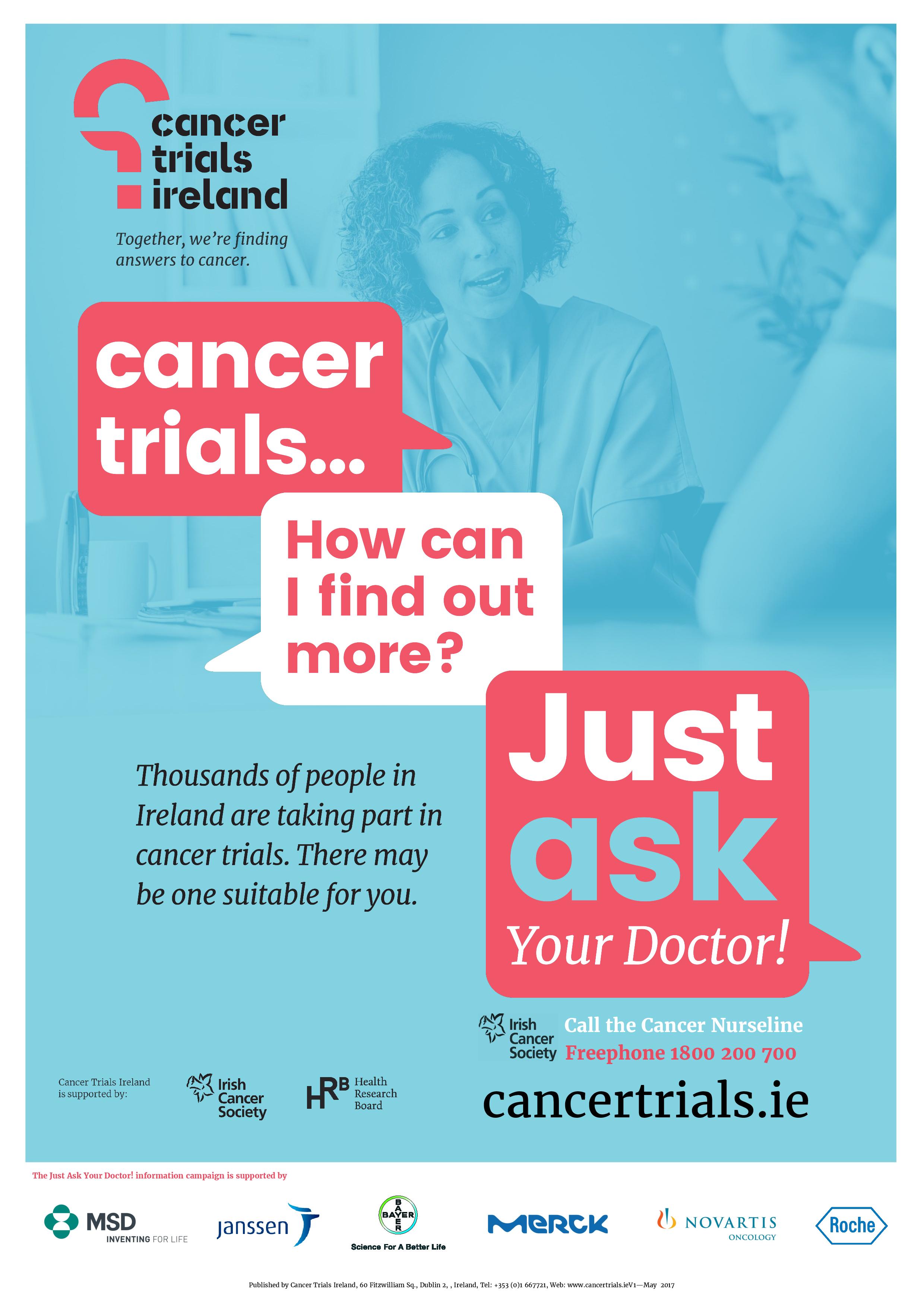 Cancer trials save lives. More patient involvement is crucial – Irish Cancer Society