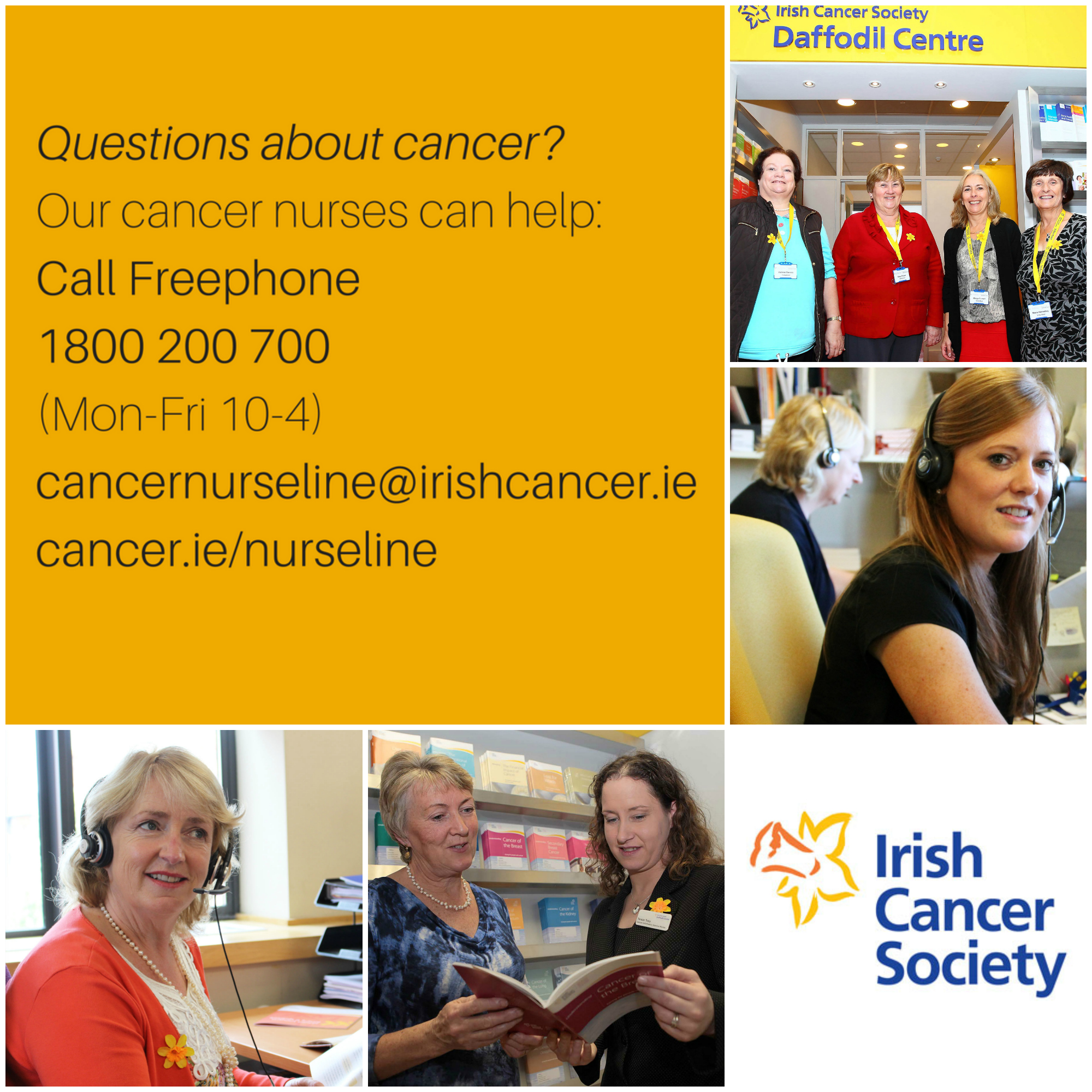 Majority of enquiries to Irish Cancer Society’s Cancer Nurses are about breast cancer