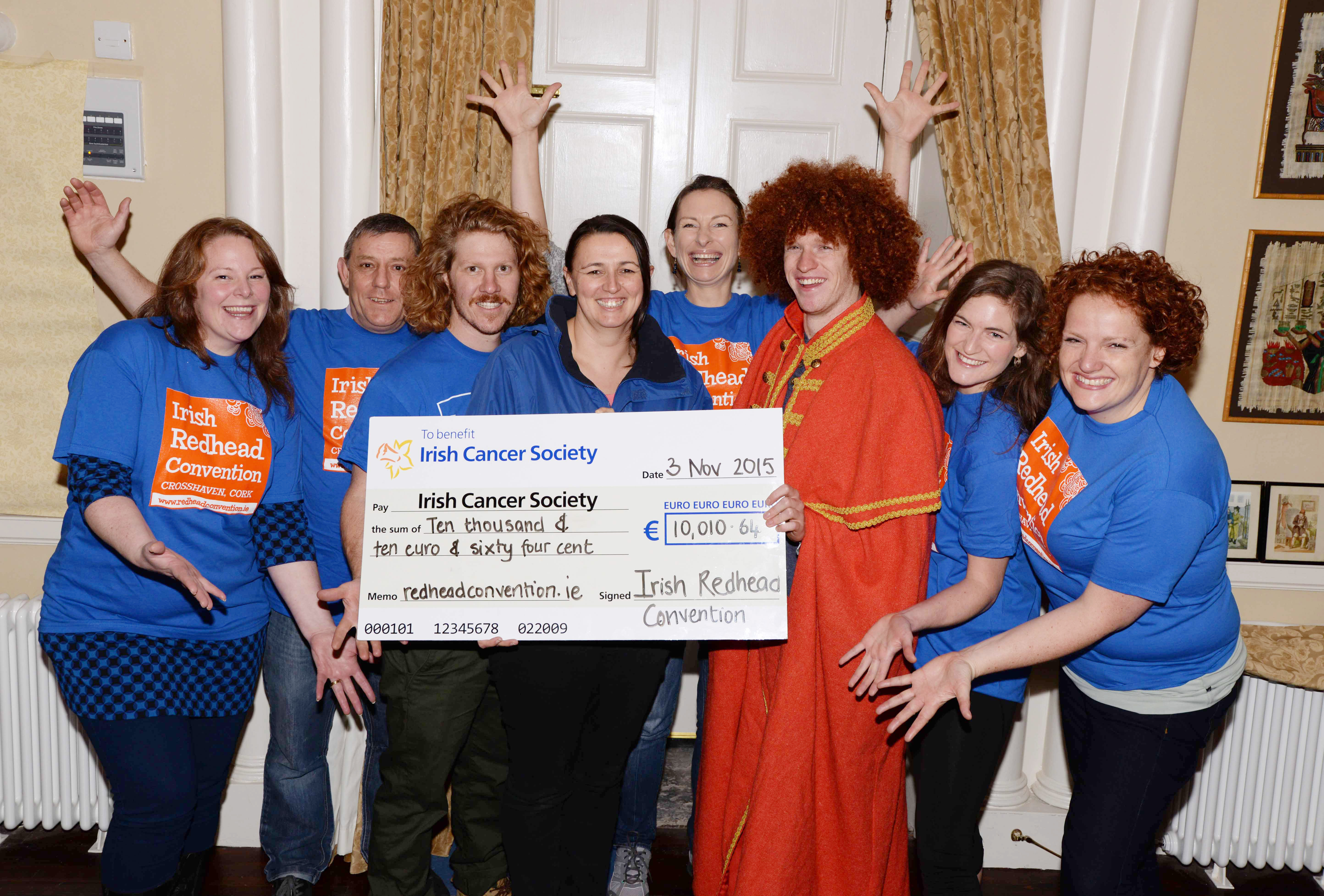 Reds raise funds for Irish Cancer Society