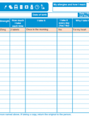 HSE - My medicine list 
