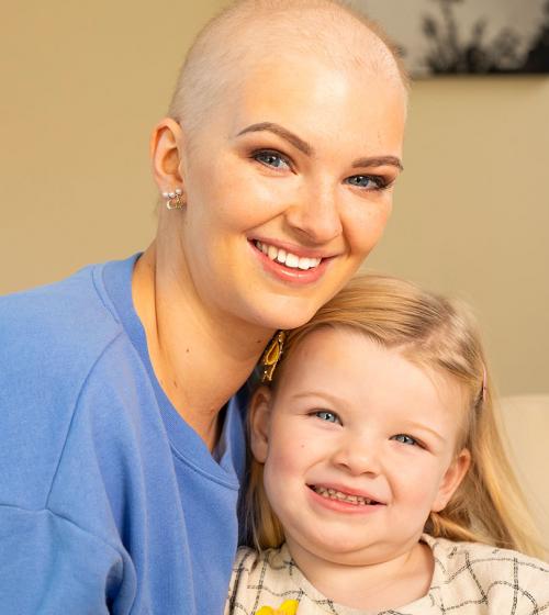 Daffodil Day 2020 - Shannen and her daughter