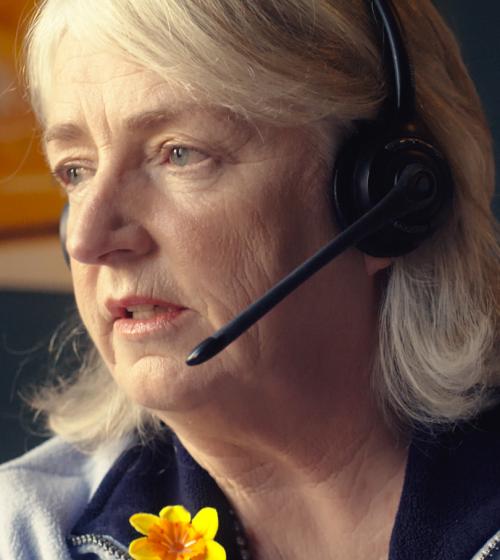 Support Line nurse Roz
