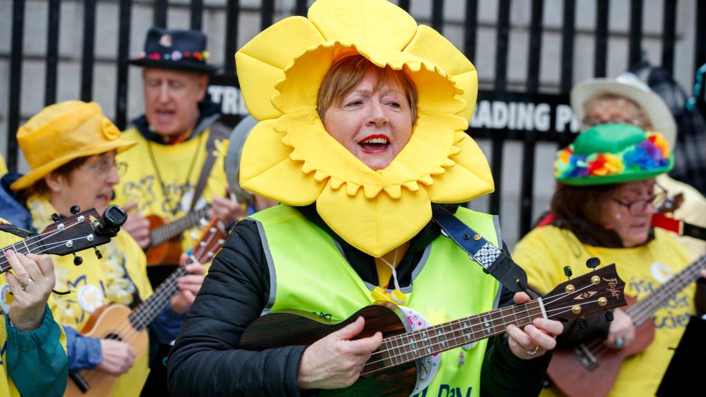 Daffodil Day volunteers on Daffodil Day