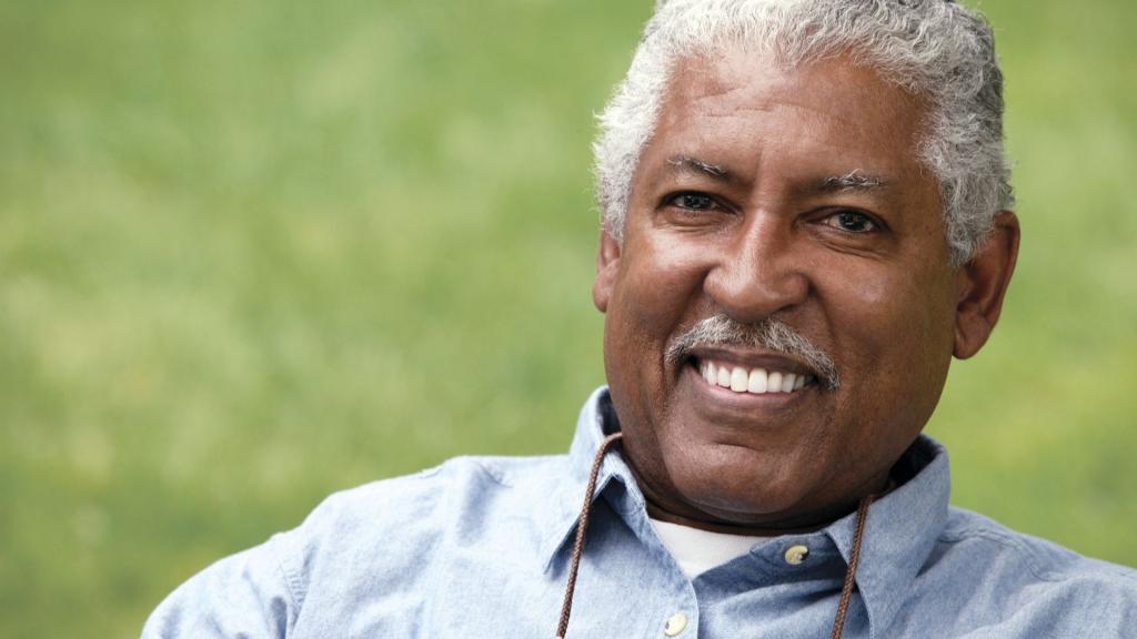 Older man smiling