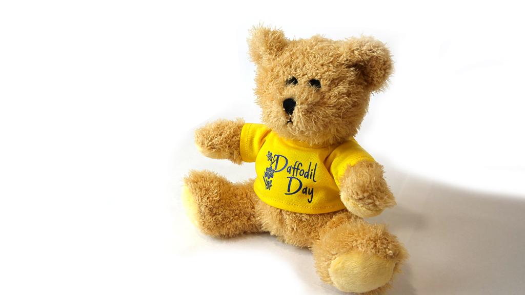 daffodil day teddy bear