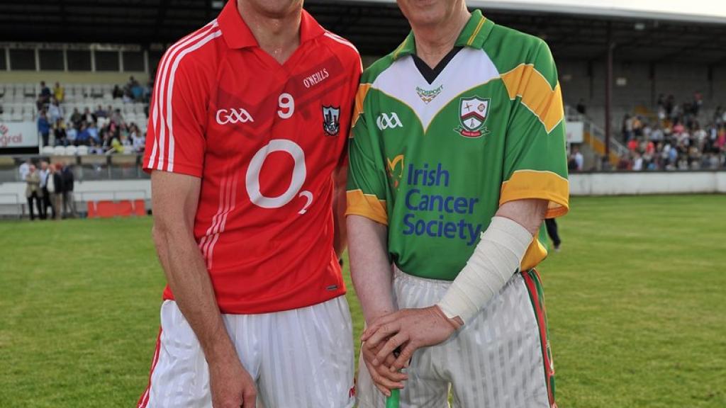 Hurling for Cancer Research organisers Jim Bolger and Davy Russell