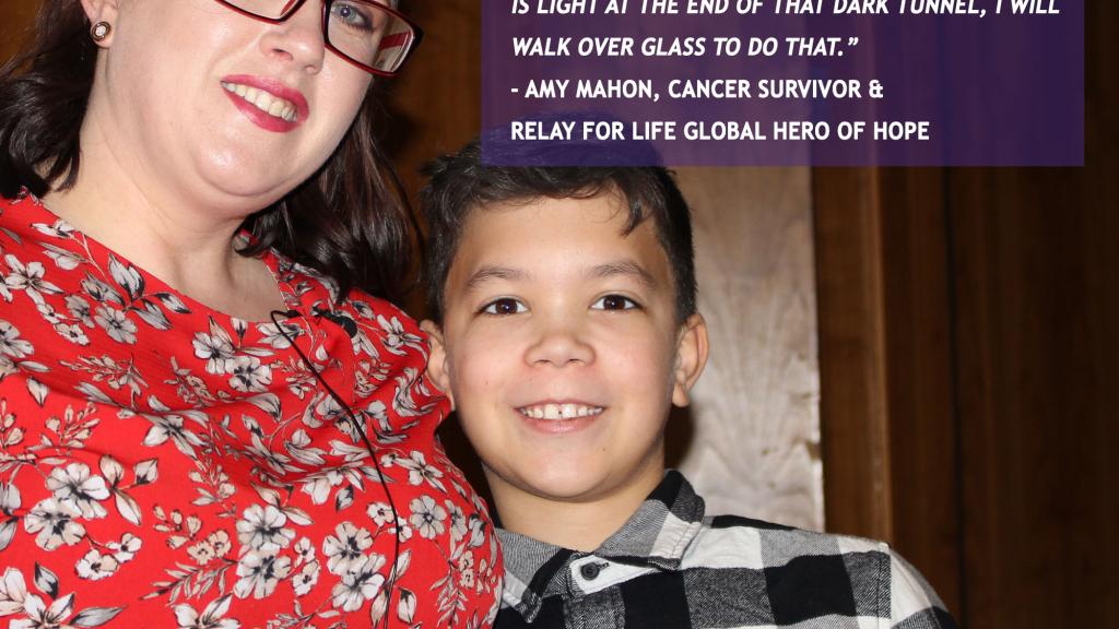 Portrait of Amy Mahon, Relay For Life Global Hero of Hope