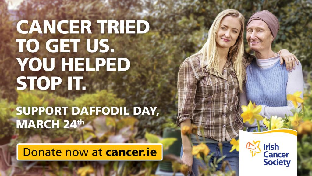 Friday, 24 March 2017 is Daffodil Day