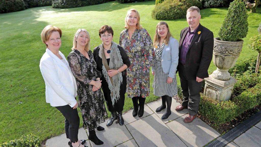 L to R. Elaine Quinn, Barbara Hughes, Amanda Mc Cann (PVCR), Deirdre Murphy, Claire Kilty, Robert O Connor