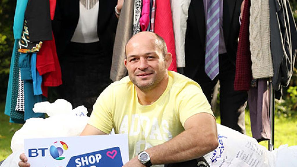 Rory Best BT Shop for Change Launch 2016