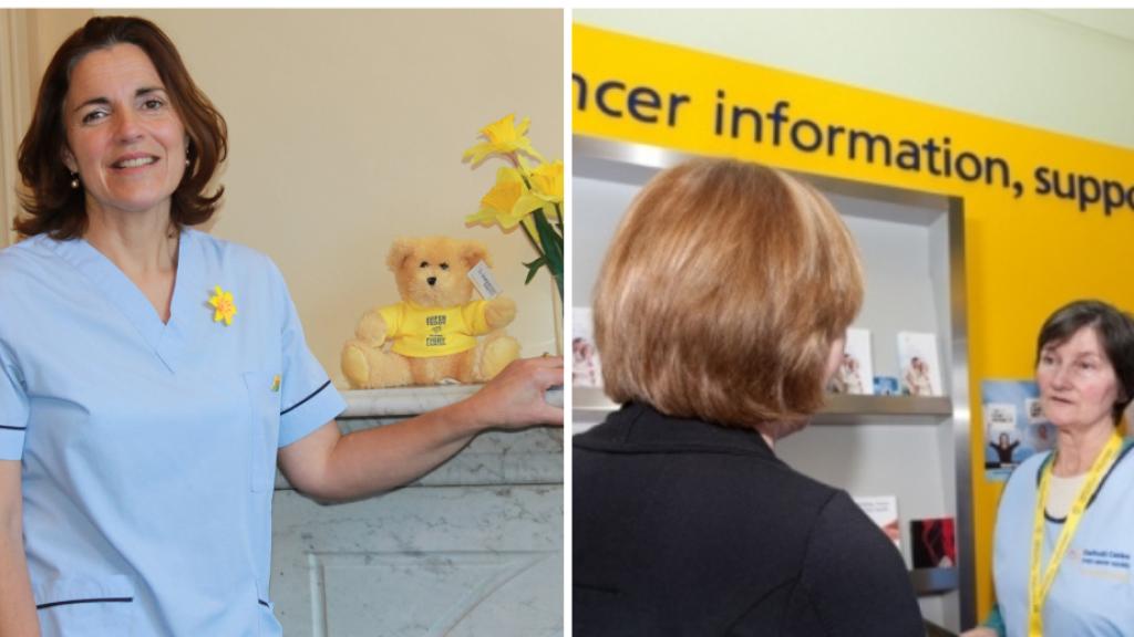 Image of Irish Cancer Society nurses and volunteers