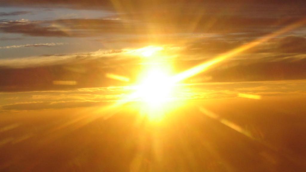 Shining sun