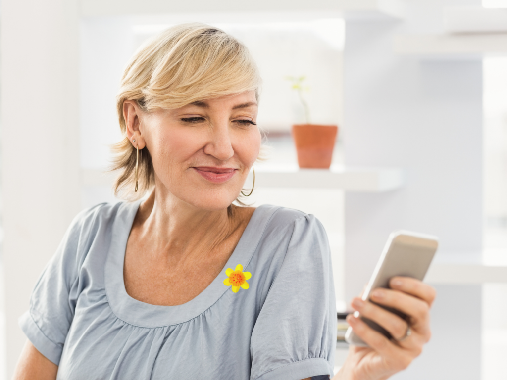 Woman using mobile phone
