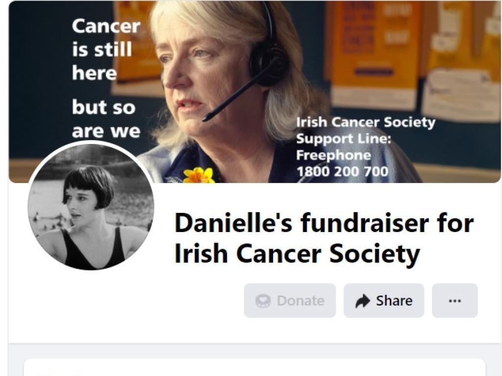 FB fundraiser profile