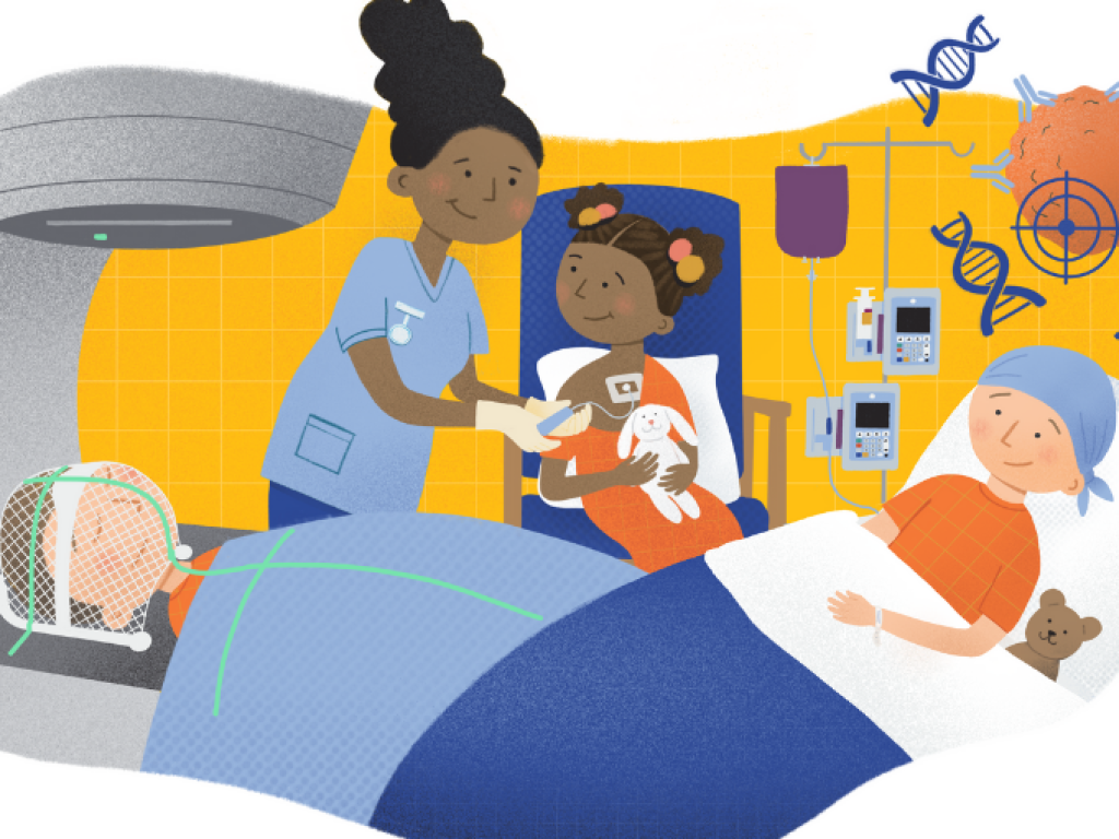 Different children's cancer treatments