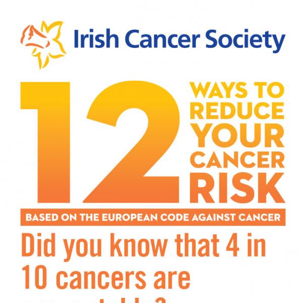 12 ways to reduce cancer risk bookmark